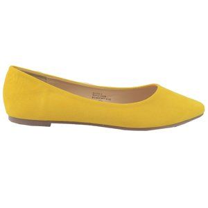 YELLOW BALLET FLATS